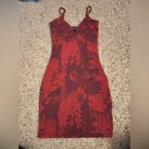 White fox mini dress